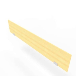 Pannello divisorio in melaminico faggio per bench 180xH.35 cm linea Practika Quadrifoglio - CODB180-FA