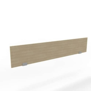 Pannello divisorio in melaminico rovere per bench 180xH.35 cm linea Practika Quadrifoglio - CODB180-RK