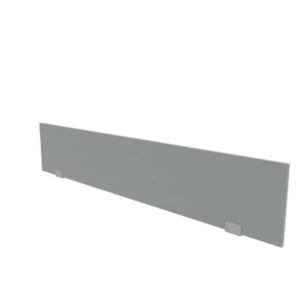 Pannello divisorio rivestito in tessuto grigio 180xH.32 cm per bench linea Practika Quadrifoglio - CODBT180-B01-012