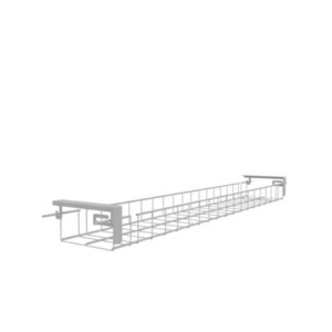 Griglia raccoglicavi Practika sottopiano per scrivanie argento Quadrifoglio 110,3x15,5x6,5 cm - COGRU140-A