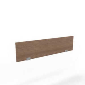 Pannello divisorio in melaminico noce per bench 140xH.35 cm linea Practika Quadrifoglio - CODB140-NO