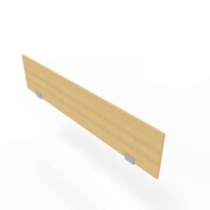 Pannello divisorio in melaminico faggio per bench 160xH.35 cm linea Practika Quadrifoglio - CODB160-FA