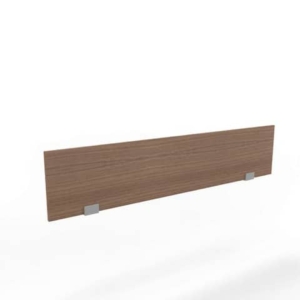 Pannello divisorio in melaminico noce per bench 160xH.35 cm linea Practika Quadrifoglio - CODB160-NO