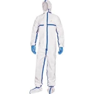 Tuta integrale monouso con cappuccio tipo 4B - cuciture con pellicola Delta Plus taglia XXL - DT250XX