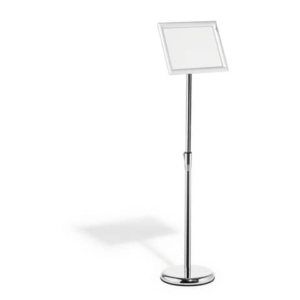 Espositore da pavimento Durable con cornice a scatto in alluminio formato A4 4798-23