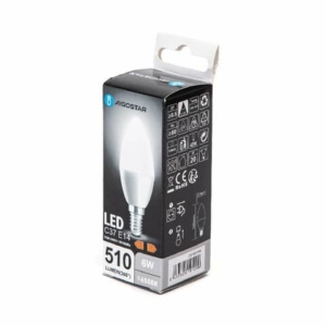 Lampadina LED C37 E14 6W 510 lumen Aigostar luce fredda B10105MQN