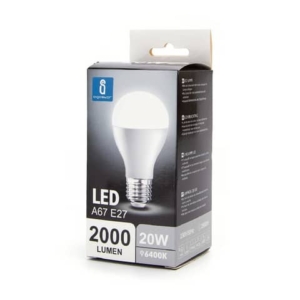 Lampadina LED A67 E27 20W - 2100 lumen Aigostar luce fredda B10105QNR