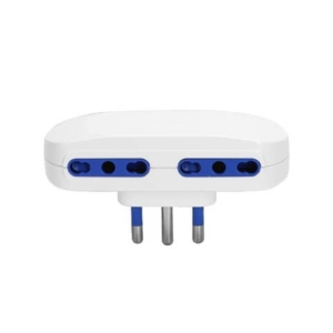 Adattatore a 4 vie P17/11 - 16A Aigostar bianco 284718