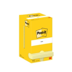 Foglietti riposizionabili Giallo Canary Post-it® Notes 76x76 mm - 12 blocchetti da 100 ff - 654 CY