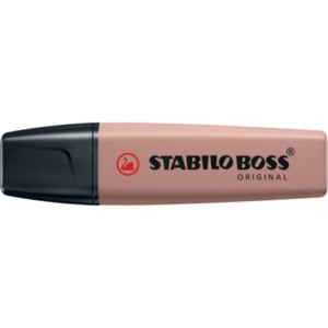 Evidenziatori Stabilo Boss Nature Colors colore fava di cacao - conf. 10 pezzi - 70/165