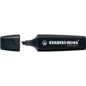 Evidenziatore Stabilo Boss Original - colore nero - 70/46