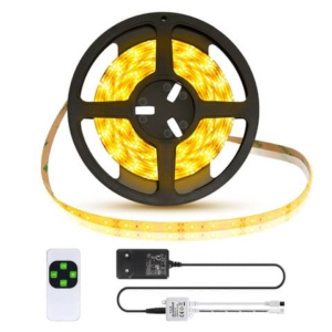 Striscia LED a basso voltaggio 5 m Aigostar luce calda B10301TYR