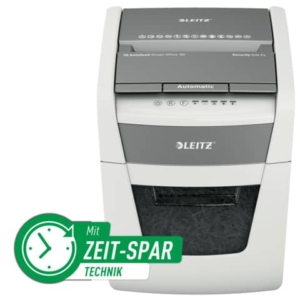 Distruggidocumenti automatico Leitz IQ P4 AutoFeed 50 ff Small Office - 20 L - bianco - 80350000