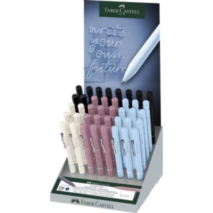 Espositore 40 penne a sfera a scatto Faber-Castell Grip 2010 Harmony colori assortiti - 243918
