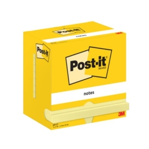 Foglietti riposizionabili Giallo Canary Post-it® 76x127 mm - 12 blocchetti da 100 ff - 7100290165