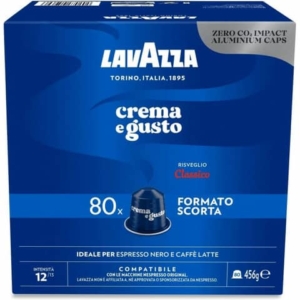 Caffè in capsule compatibili Nespresso Classico C&G Lavazza - conf. da 80 pz - 7020