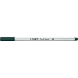 Pennarello Stabilo Pen 68 brush - punta a pennello - M 1 mm verde terra 568/63