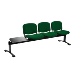 Panca 3 posti attesa Unisit Dado D53PT con tavolino - rivestimento Eco verde - D53PT/EV