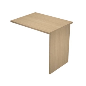Allungo scrivania gamba pannello in melaminico in tinta 80x60xH.72 cm Presto rovere - ALL-PR-C