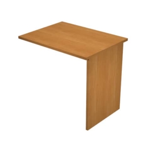 Allungo scrivania gamba pannello in melaminico in tinta 80x60xH.72 cm Presto noce chiaro - ALL-PR-4