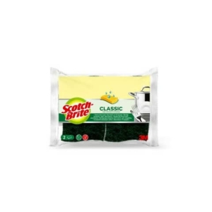 Spugna Scotch-Brite® vegetale verde Conf. 2 pezzi - V12