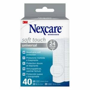 Cerotti Nexcare? Universal Soft Touch Plaster - 3 misure assortiti - conf. 40 cerotti - 7100224107