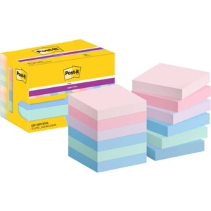 Foglietti Post-it® Super Sticky Soulful conf. 12 blocchetti da 90 ff - 47,6x47,6 mm - 622-12SS-SOUL