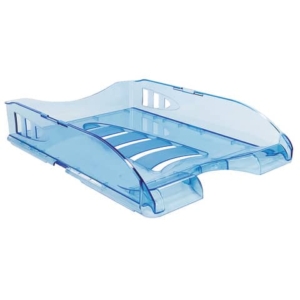 Vaschetta portacorrispondenza Arda Sunrise Classic A4 in conf. 10 azzurro trasparente - TR75510BL