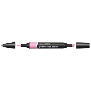 Pennarelli Winsor&Newton Promarker Brush doppia punta scalpello-pennello - rose pink M727 - 0204168