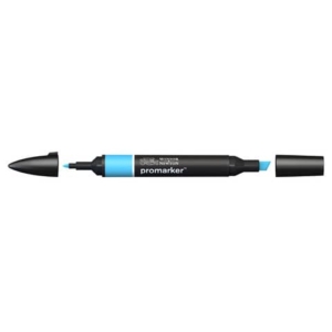 Pennarelli Winsor&Newton Promarker doppia punta fine-larga - sky blue B137 - 0203621
