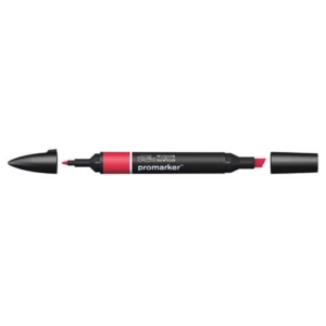 Pennarelli Winsor&Newton Promarker doppia punta fine-larga - berry red R665 - 0203171