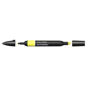 Pennarelli Winsor&Newton Promarker doppia punta fine-larga - lemon Y747 - 0203206