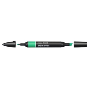 Pennarelli Winsor&Newton Promarker doppia punta fine-larga - emerald G657 - 0203235