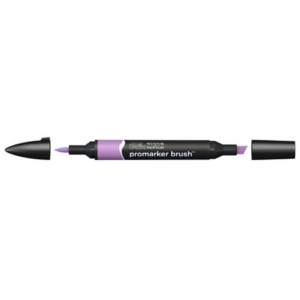 Pennarelli Winsor&Newton Promarker Brush doppia punta scalpello-pennello - amethyst V626 - 0204167