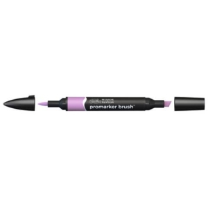 Pennarelli Winsor&Newton Promarker Brush doppia punta scalpello-pennello - wild orchid V746 - 0204323