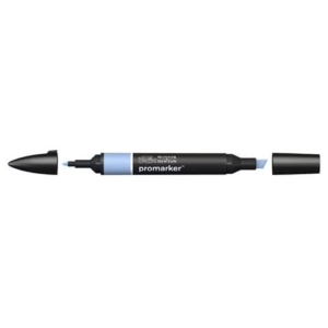 Pennarelli Winsor&Newton Promarker doppia punta fine-larga - cornflower B617 - 0203238