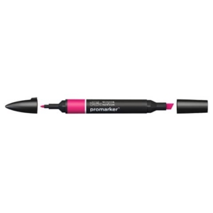 Pennarelli Winsor&Newton Promarker doppia punta fine-larga - hot pink R365 - 0203358