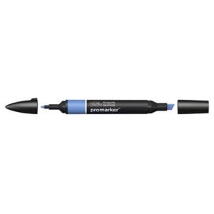 Pennarelli Winsor&Newton Promarker doppia punta fine-larga - blu china B736 - 0203198