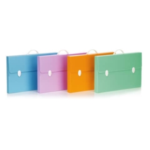 Valigetta in PPL Favorit Every Line Pastel colori assortiti 36,5x56,5x5 cm in conf. 6 - 100501081