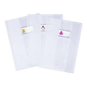 Copriquaderno con etichetta Favorit Coprimaxi C70E A4 in PVC - spessore 170 µm - trasparente - 100500990