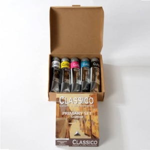 Colori a olio Maimeri Classico in tubetto 20 ml - conf. da 5 colori assortiti - M0398049