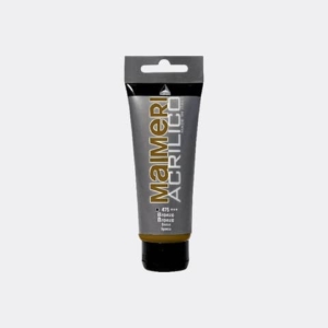 Colore acrilico Maimeri in tubetto 75 ml bronzo - M0916475