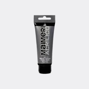 Colore acrilico Maimeri in tubetto 75 ml nero di carbonio - M0916537