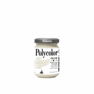 Colore vinilico fine Maimeri in vasetto 140 ml bianco di titanio - M1220018