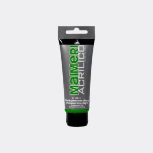 Colore acrilico Maimeri in tubetto 75 ml verde permanente chiaro - M0916339