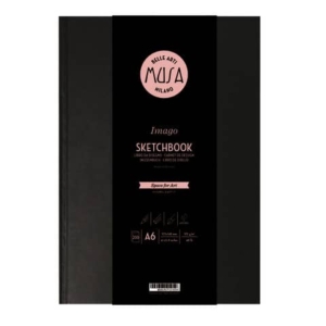 Blocco a libro Imago SKETCH Musa 200 pagine 105 g formato A6 MU124496