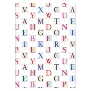 Carta regalo Biembi Premium Lettere a fogli estesi 70x100 cm in conf. da 5 ff - BCVDKTC02