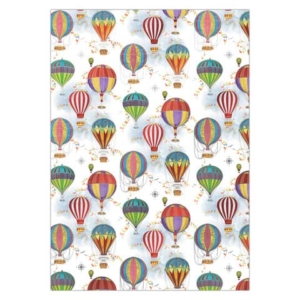 Carta regalo Biembi Premium Mongolfiere a fogli estesi 70x100 cm in conf. da 5 - BCVDKTC37