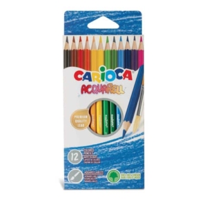 Matite colorate Carioca Acquarell conf. da 12 colori assortiti - 42857