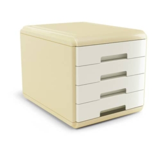 Cassettiera Arda Vintage Milk 4 cassetti 29,5x38,5xH.28,2 cm avorio - 18P4PMI